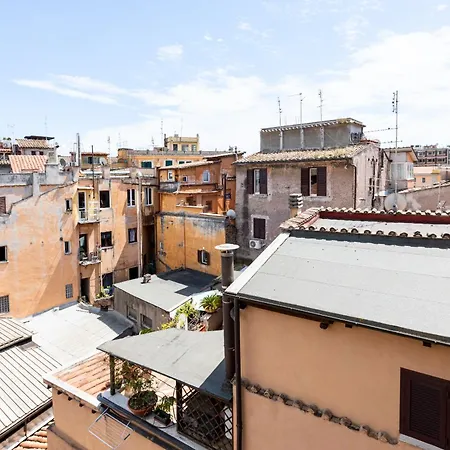 Exclusive View Trastevere Terrace Lägenhet *